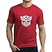 Tuning Camisetas - Camiseta Divertida para Hombre - Modelo transformersautobots, Color Rojo- Talla L (0187-Rojo-transformers-autobots-L)
