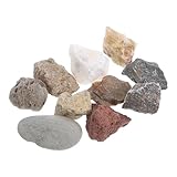 Utilisation polyvalente : convient à des fins pédagogiques, à la décoration intérieure et comme cadeau original pour les jeunes géologues et passionnés de sciences, spécimen scientifique, spécimen de laboratoire