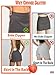 Danysu Mini Skirts for Women Work Skirt Low Rise Size Zipper Mini Skort Suit Charcoal L