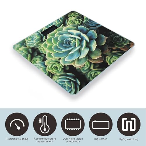 Báscula digital para baño con plataforma de vidrio templado miniatura 3