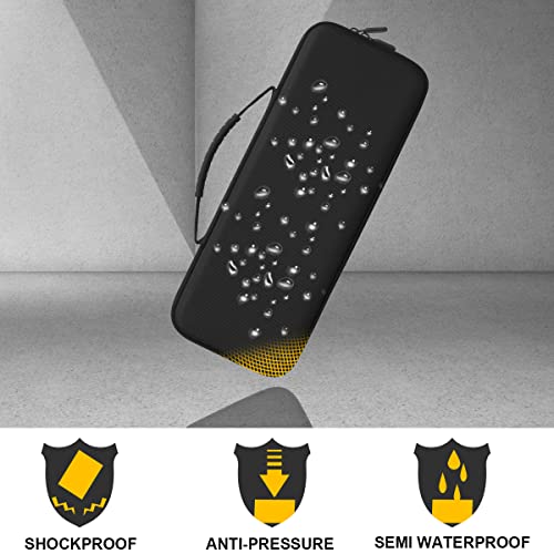 Elonbo Hard Carry Case For Logitech Pop Keys Mechanical Wireless Keyboard, Portable Bluetooth Wireless External Keyboard Travel Case, Extra Mesh Pocket Fits Mouse, Included Usb, Dongle, Black #TOP4
