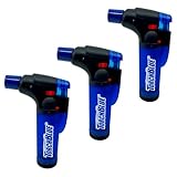 Torch Blue XXL Blue Line Refillable Torch Lighter- Prefilled & Ready to Use (3 Pack)