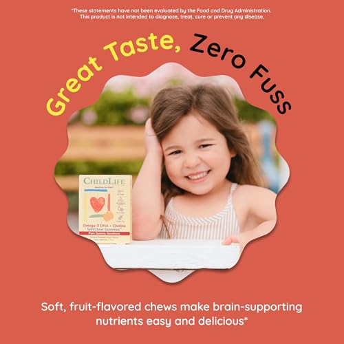 ChildLife Essentials Omega-3 DHA SoftChew Gummies