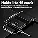 furid Smart Card Wallet for Men Slim: Minimalist Wallet For Men - RFID Blocking Pop Up Front Pocket Wallet, Metal Wallet 11 Card Holder