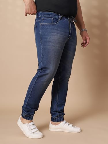 Image of Bigbanana Plus Size Men's Regular Fit Washed Jeans
