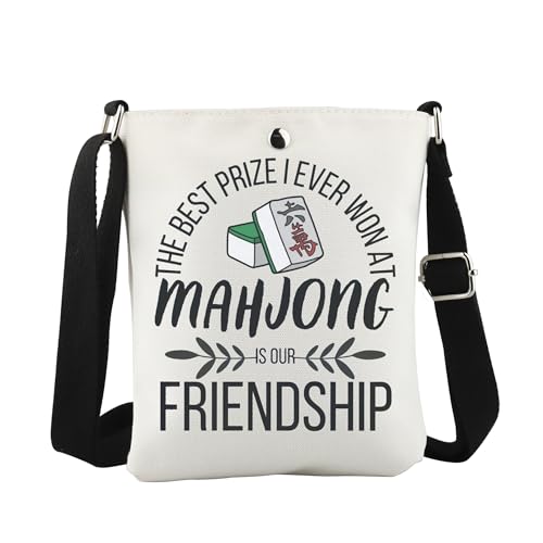 WCGXKO Chinese Game Inspired Crossbody Bag Classical Game Gift Gambling Gift for Game Lover