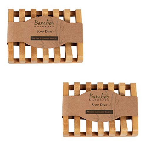 Bamboo Naturals Soap Dish Tray (2 Pack)