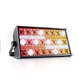 LED Stage Strobe Light Bar 300W RGBW DJ Light 664 Pcs Wash Beam Lighting Sound Activated DMX 512 Uplights for Stage Lighting Bars Party Wedding Show