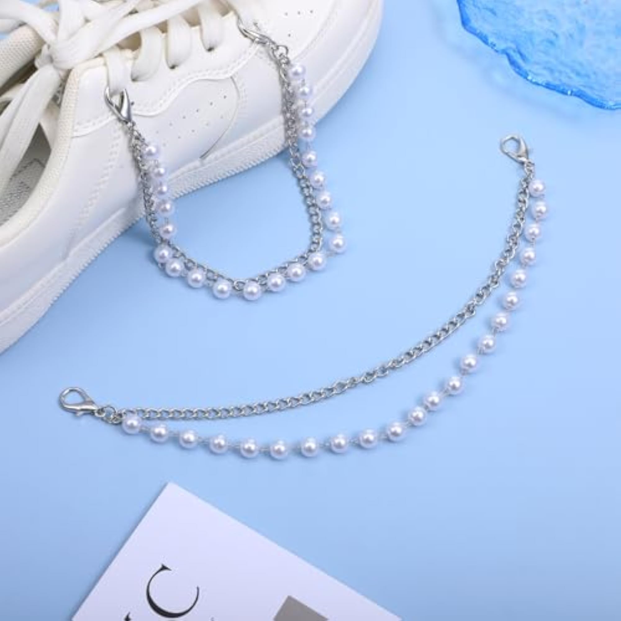Pearl Shoe Charms Chains for Punk Style