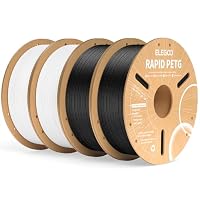 ELEGOO – ELEGOO Rapid PETG Filament 1.75mm Schwarz & Weiß 4KG