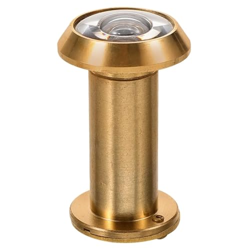 Door Viewer 2 Pcs Adjustable 200 Degree Pure Copper Door Viewer Anti Theft Peephole Cover Hd Security Mirror with Back Durable miniatura 1