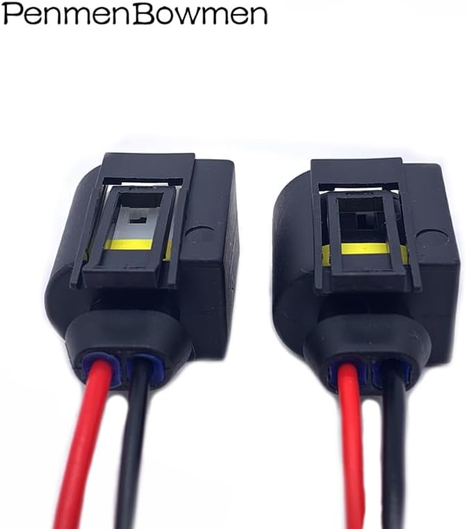 2 Pin Auto Ignition Coil High Voltage Package Plug Waterproof Electronic Connector With Cable 50290937 9441292 For Benz For BMW - (Color: 2Pin White, Package: 20 Pcs)