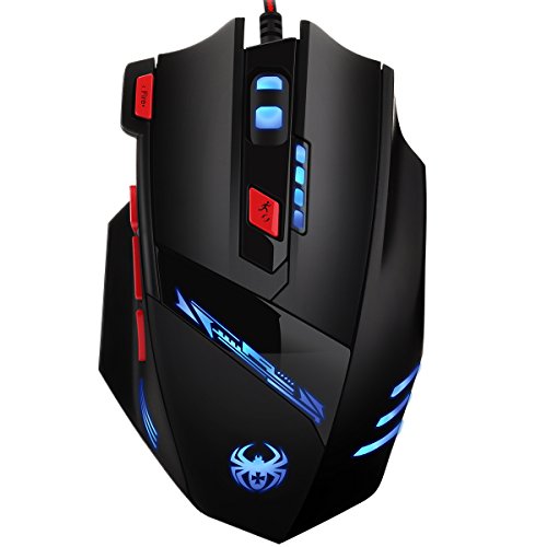 Criacr Gaming Mouse Wired, 9200 DPI High Precision, Comfortable Grip, 6 Adjustable DPI