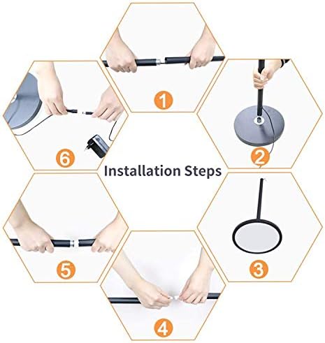 Bomcosy Led Floor Lamps Modern Corner Energy Saving Standing Lamp, 10%-100% Brightness Adjustable, Multicolor, Warm White, Cold White, Touch/Voice/APP Control