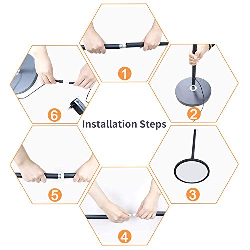 Bomcosy Stehlampe Wohnzimmer RGBW WiFi Stehleuchte, Stehlampe LED Dimmbar, Touch/Sprachsteuerung, Funktioniert mit… – Bild 6