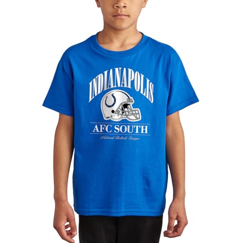 Indianapolis Colts NFL Prep - Officially Licensed Youth Short Sleeve Fan Tee for Boys and Girls Royal Blue