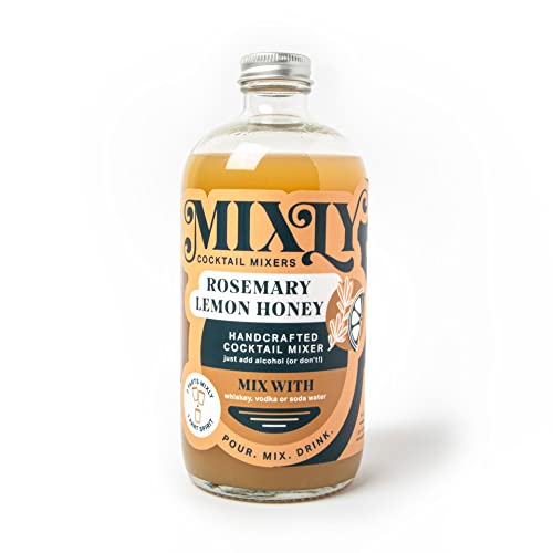 Mixly Rosemary Lemon Honey Mixer, Made with Fresh Squeezed Juice,