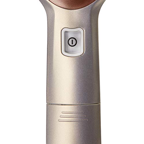 Kiss Anti-Frizz Ionic Smoothing Brush, Wireless Electric Detangling Hair Brush, Detachable Cushion Pad, Includes 2 Aa Batteries, Compact, Portable & Lighweight, 8Oz #TOP3