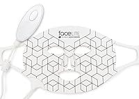Rio faceLITE Beauty Boosting Light Therapy LED Face Mask, Red & Near-Infrared Light Therapy for Skin Rejuvenation, Silicone Facial Mask, USB Rechargeable, Clinically Proven Skincare for Home Use
