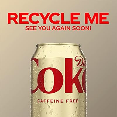 Diet Coke Caffeine-Free Fridge Pack Cans, 12 fl oz, 12 Pack, 3 Sets
