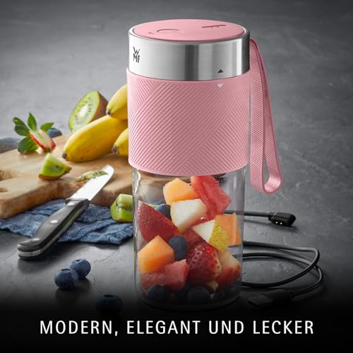 WMF Küchenminis Mix on the Go 300 ml, Mini Mixer to Go, USB Mixer Smoothie Maker, aufladbarer Personal Blender… – Ansicht 2
