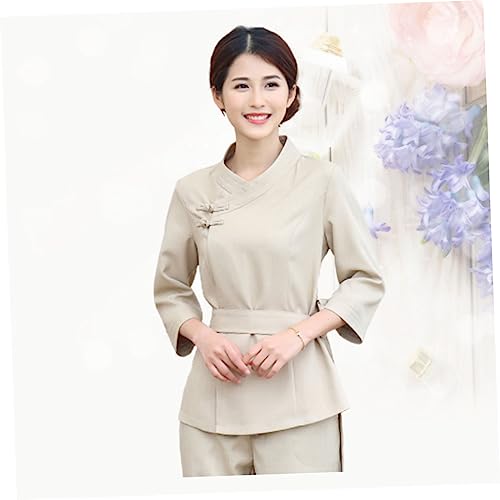 Tenue de spa à la mode VALICLUD avec cordon ajustable pour technicienne capillaire