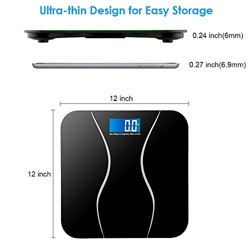 Báscula Digital Personal de Baño con Pantalla LCD miniatura 4