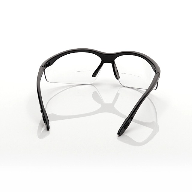 voltX 'CONSTRUCTOR' Occhiali di sicurezza da lettura BIFOCALI (TRASPARENTI  +1,0 diottrie), con certificazione CE EN166F/Occhiali da ciclismo cordino  di sicurezza incluso : Amazon.it: Fai da te