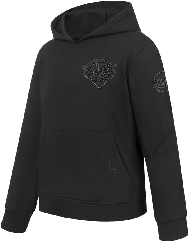 Pro Standard NBA boys Big Boys Nba Classic Triple Black Fleece Pull Over Hoodie - Image 3