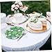 STOBOK 20pcs Shamrock Paper Plates for Patrick's Day Party Disposable Tableware Lightweight Multi-use Dishes for Family Gatherings Spring Celebrations