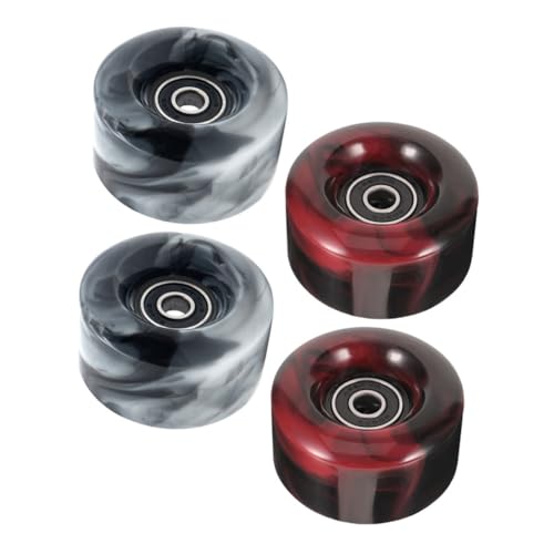 NAMOARLY 4pcs Skate Wheels Replacement for Roller Skates Skating Wheels Pu Material 5832 Size Indoor Roller Skating Accessory