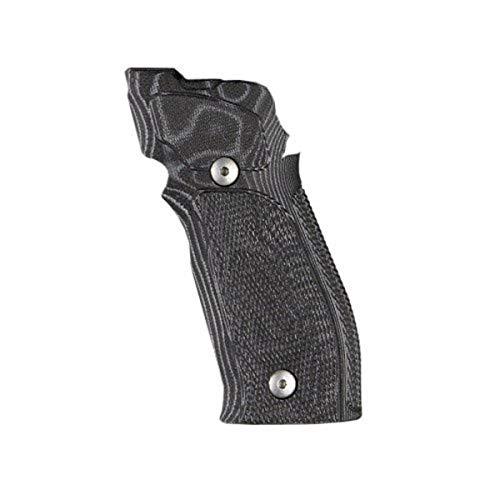 Hogue Checkered G10 Grip for SIG Sauer P226 X-Series SAO, G-Mascus Black - 33779