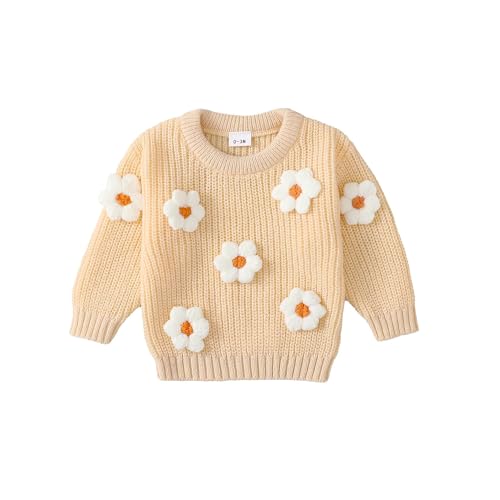 Image of Mikrdoo Girls Long Sleeve Kids Outerwear Sweaters School Uniform Knit Sweater