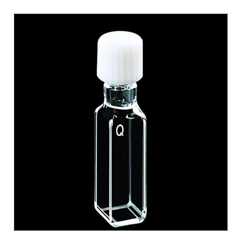 1pcs 10mm Quartz Cuvette Cell With Screw Cap Five Sided Translucency