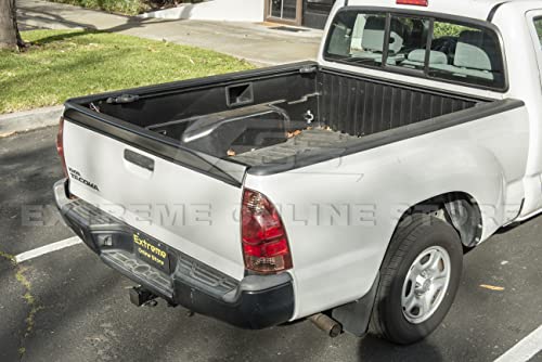 Replacement For 2005-2015 Toyota Tacoma All Models | Street Series Abs Plastic Matte Black Rear Trunk Lid Wing Tailgate Spoiler #TOP14