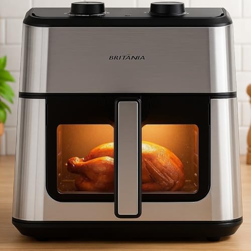 Air Fryer Grande 8 Litros Forno Antiaderente 127v Fritadeira Elet...