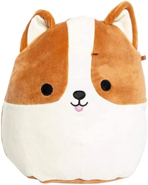 Squishmallows Official Kellytoy Plush 8 Inch Squishy Soft Plush Toy Animals (Reginald The Corgi (Regular Tail))