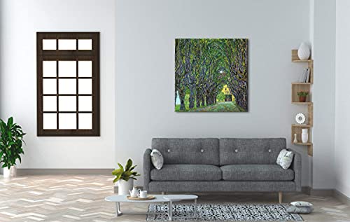 Wieco Art Avenue In Schloss Kammer Park, 1912 By Gustav Klimt Famous Paintings Reproduction Abstract Canvas Prints Artwork For Wall Decor Classic Canvas Wall Art #TOP4