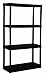 Produktbild Gracious Living 4 Medium Duty Shelf Unit, Black