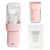 Portable Travel Toothbrush Case, Covered Toothbrush Cup Holders, Toothbrush and Toothpaste Travel Case, Toothbrush Storage Organizer Container...