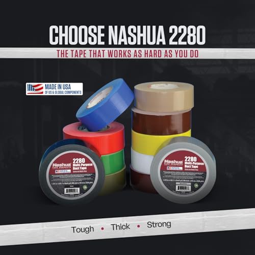 Nashua 2280 Brown Duct Tape, All Purpose, Water Resistant, 1.89 Inch x 60 yd, 1 Roll by Nashua - Image 7