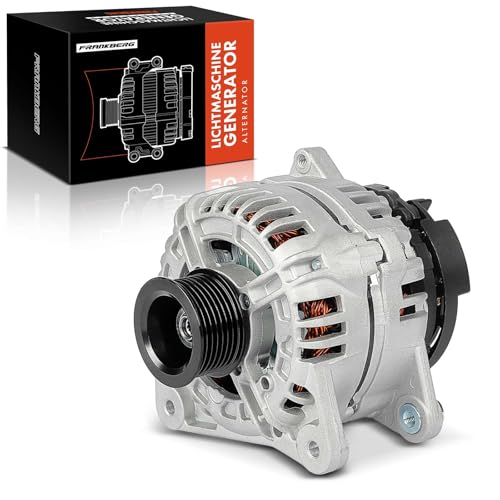 Frankberg Alternateur Avec poulie Compatible avec Clio III BR0/1 CR0/1 1.2L 2.0L 2005-2014 Clio III Camionnette/Hayon SB SR 1.2L 2005-2014 Remplacer# 0124425107