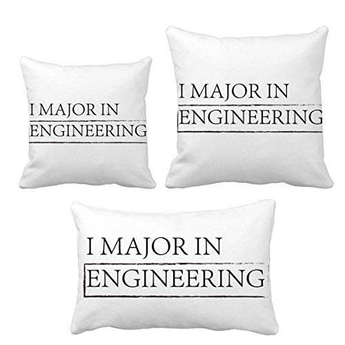 Coussin I Major in Engineering pour décorer un studio d'étudiant