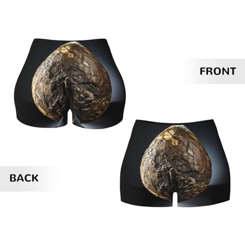 Dinosaur Egg Pattern Sports Shorts, high Elastic Slim Fitness Pants, Suitable for Yoga/Leisure/Daily wear3