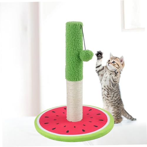 Rascador para gatos POPETPOP diseño sandía sisal miniatura 6