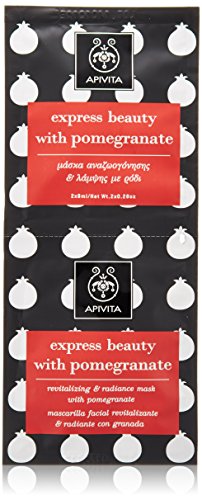 Apivita Express Beauty Revitalizing & Radiance Mask With Pomegranate 2X8Ml