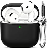 TNSNK for AirPods 4 Case, for AirPods 4, BA1-Black