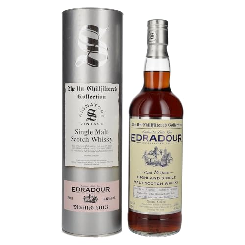 Signatory Vintage Edradour 10 Years Old The Un-Chillfiltered 2013 46% Vol. 0,7l in Geschenkbox