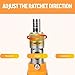 16-in-1 Multi Screwdriver Set, Multi Angles Electric Screwdriver Gun with Magnetic Bit, Pop Out Magazine Manual Screwdriver Set Tool for Professionals, Ergonomic Tool for Home, DIY (Orange-1)