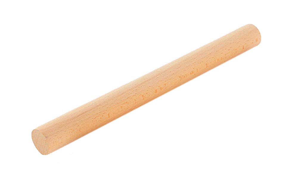 Rolling Pin Solid Wood Dough Roller for Baking Pizza Pie Crust Pastries Pasta Cookies